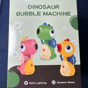 Dinosaur bubble machine for kids!